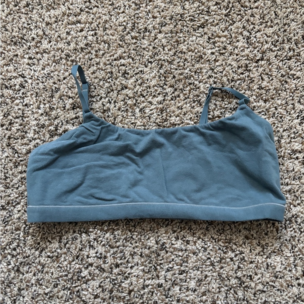 SKIMS Seamless Bralette in Dusty Blue